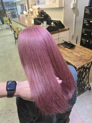 カラー 翔斗ブリーチなし🫧 で叶う透明感カラーのヘアスタイル