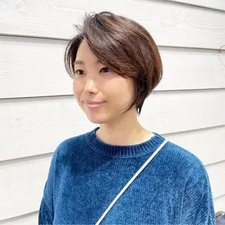 ショート 👑銀座ショート/ 絶壁補正/金子涼👑のヘアスタイル