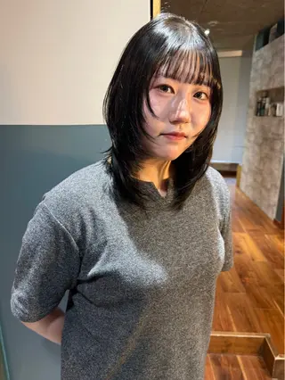 ミディアム カラー パーマ mai / linoah˚✧のヘアスタイル