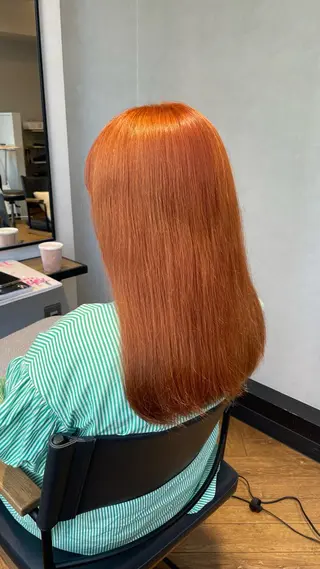 ロング 檜谷 晴　顔周りカットのヘアスタイル