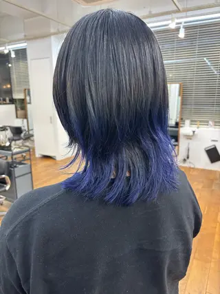 ショート カラー ハードパーマ Rico💜のヘアスタイル
