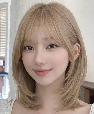 ミディアム 千葉 晴心/髪質改善のヘアスタイル