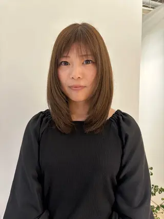 ミディアム 村越 琉花のヘアスタイル