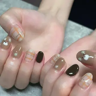 ネイル 【Zina京都駅前】 きぬがわ らむのネイルデザイン
