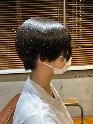 ショート 🌊インナーカラー 🐬櫻井海星のヘアスタイル