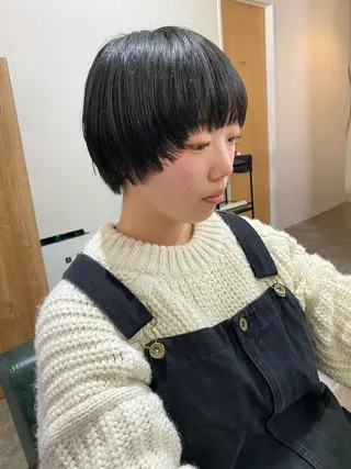 ショート 森貴裕/ニュアンス パーマ/オリーブのヘアスタイル