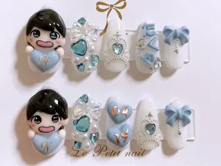 ネイル 大分市推し活ネイル 🎀ライブ・現場前にのネイルデザイン