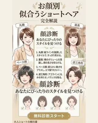 ショート 40歳〜支持No.1 /似合わせ特化の達人のヘアスタイル