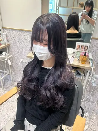 カラー ♡透明感カラー★ ネイル/しの♡のヘアスタイル