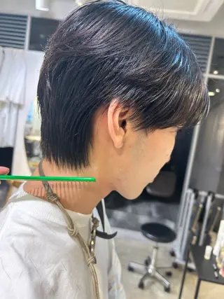 ショート メンズ清潔感のプロ 💈メンズパーマ藤田のヘアスタイル