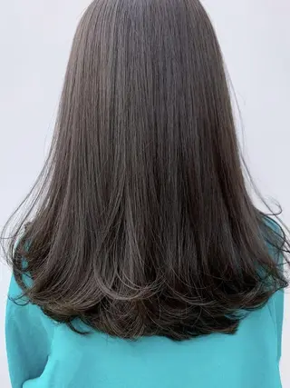 ロング カラー パーマ 【ヘアケア特化型】 newi天王寺のヘアスタイル