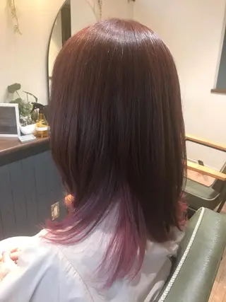 セミロング カラー Ray hair 春日部のヘアスタイル