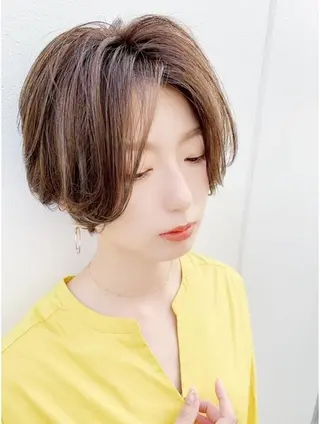 ショート 高梨 里穂のヘアスタイル