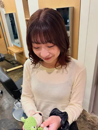 カラー pazu🪡 透明感カラー⟡.·のヘアスタイル