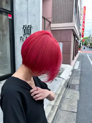 ショート ルーツカラー/ デザインカラー/井川のヘアスタイル