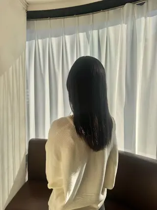 ロング カラー 透明感カラー💜 モテ髪 空陽💙のヘアスタイル