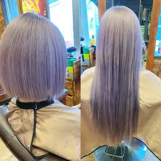 ロング エクステ＆カラー専門 羽エクステ　新大久保のヘアスタイル