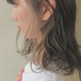 ロング カラー ヘアアレンジ マツエク・マツパ Kawaguchi Arisaのヘアスタイル