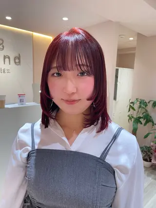 ミディアム カラー 🌟似合わせショート No.1🌟ホノのヘアスタイル
