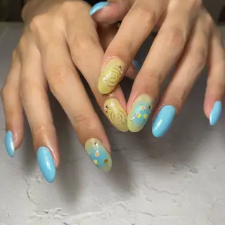 ネイル mana Jr.ネイリストのネイルデザイン