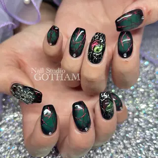 ネイル 高円寺駅からすぐ🌈 ネイルGOTHAMのネイルデザイン