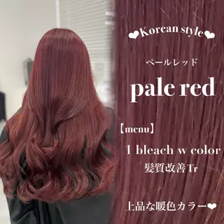 ロング 🎀暖色カラー🎀 韓国ヘア まなかのヘアスタイル