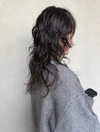 ロング パーマ 畝原 陽真里のヘアスタイル