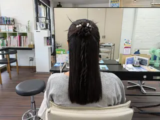 ヘアアレンジ 大人女性カット/ヘア セット✨️片本🌸のヘアスタイル