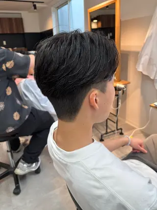 メンズ 船橋駅フェザーパーマ ニュアンスパーマ保立のヘアスタイル