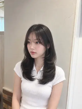セミロング 棚橋 光海のヘアスタイル