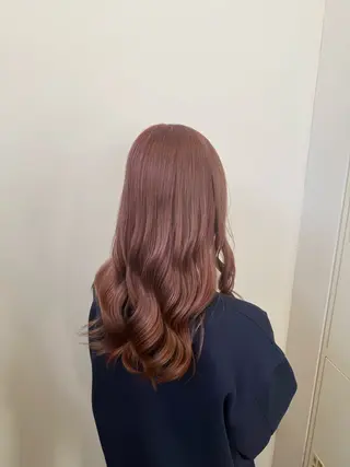 セミロング カラー 吉川 莉央のヘアスタイル