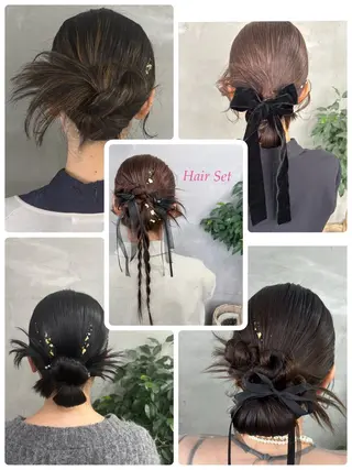 ヘアアレンジ ✨透明感艶カラー ✨💍Yuri💍のヘアスタイル
