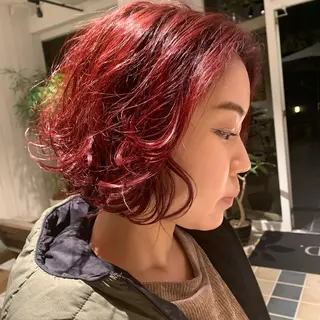 ショート カラー 【ロングウルフカット 姫カット】伊藤裕哉のヘアスタイル