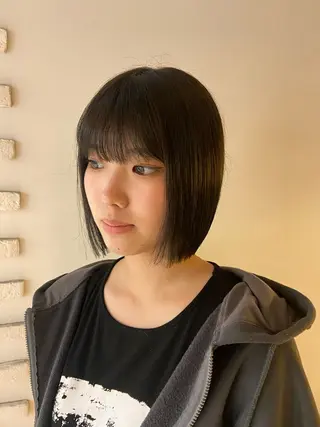 ミディアム 表参道/ボブカット 岩倉稜真のヘアスタイル