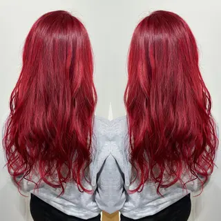 ロング カラー ブリーチ特化 梅田本多翔のヘアスタイル