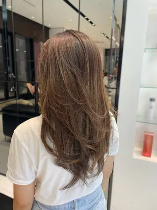 ロング 【韓国❤️海外ヘア】 AYAKAのヘアスタイル
