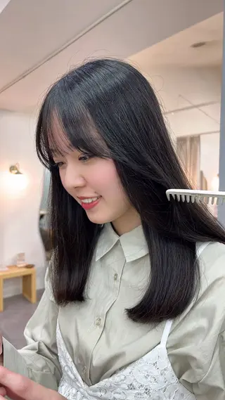 セミロング 田村 雪華のヘアスタイル