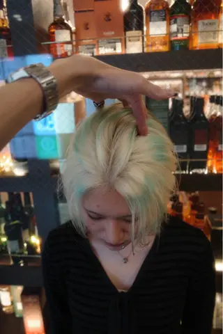ショート カラー メンズ 💍モテる艶髪 透明感カラー⭐️のヘアスタイル