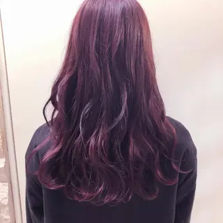 セミロング カラー 前濱 ノゾミのヘアスタイル