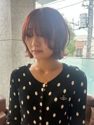 ショート カラー ヘアアレンジ 🫧こだわりカラー 🩰/渡邉日向🕊のヘアスタイル