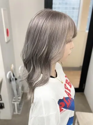 ミディアム カラー ✨【公式】 juhl.横浜✨のヘアスタイル