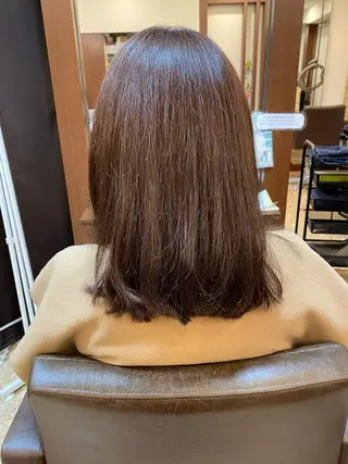 セミロング カラー ✨ニュアンスカラー✨ かつべのヘアスタイル