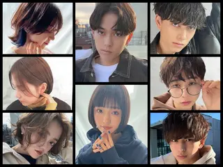 ショート カラー パーマ メンズ 髪質改善×韓国ヘア 透け感カラーやまたつのヘアスタイル