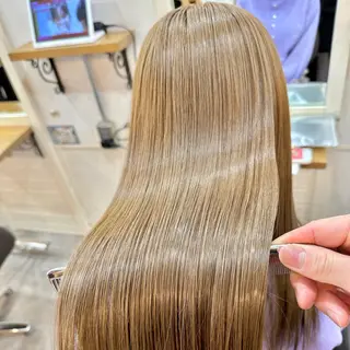 ロング カラー パーマ ヘアアレンジ メンズ キッズ マツエク・マツパ アイブロウ 🪽美髪の神🪽 💎RYUSEI💎のヘアスタイル