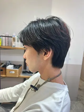 ショート メンズ メンズ清潔感のプロ 💈メンズパーマ藤田のヘアスタイル
