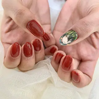 ミディアム 池袋痛ネイル Nok. 渡辺のネイルデザイン