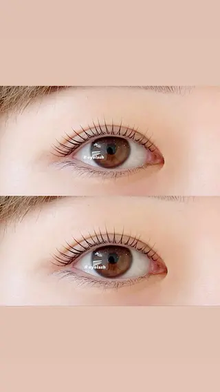 セミロング カラー パーマ ヘアアレンジ メンズ キッズ ネイル マツエク・マツパ アイブロウ 𝑹 eyelashのマツエク・マツパデザイン