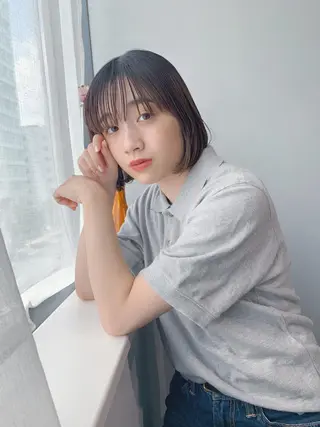 ショート カラー ボブパーマコテ巻き風 パーマNo1深江秀平のヘアスタイル
