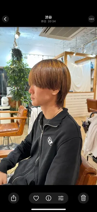 ミディアム メンズ 渋谷 メンズヘア⭐️ タニグチヨシユキのヘアスタイル