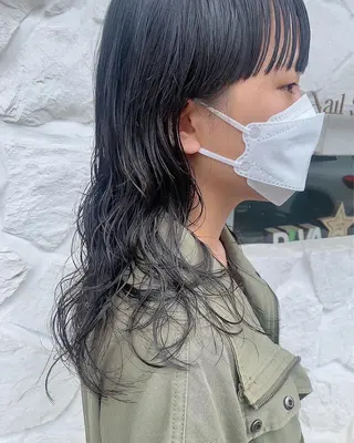 ロング パーマ 【骨格診断】佃 知南のヘアスタイル